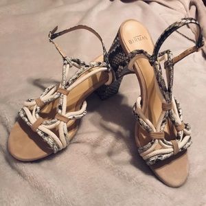 Alexandre Birman Python strappy sandals